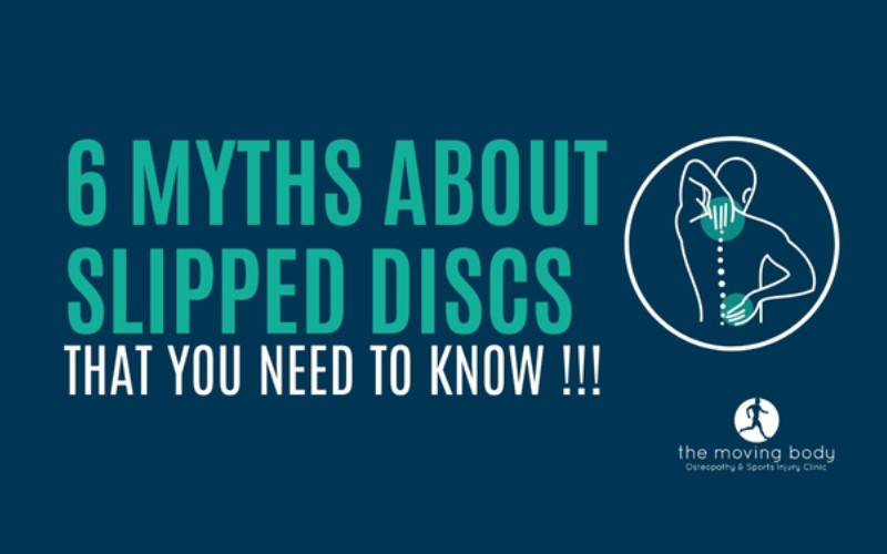 6 Myths about Slipped Discs