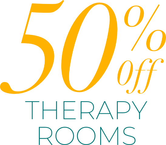 50% Off Therapy Rooms